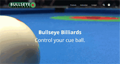 Desktop Screenshot of bullseyebilliards.net
